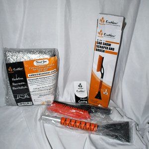 EcoNour Car Snow Cover with 27” Car Snow Brush Bundle NWT